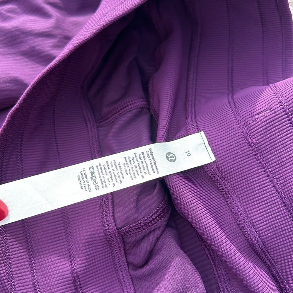 Lululemon Dance Studio Mid-Rise Pant dramatic magenta purple NWT Size 10 - Picture 5 of 6